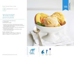 Extra Chef Yogourt Glace A La Peche Recette Tuperware Cuisine Et Boissons Idee Recette