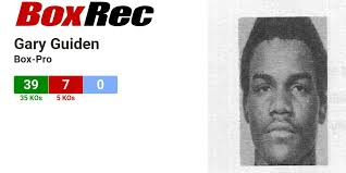 BoxRec: Gary Guiden