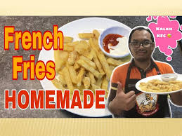 Ianya hanya memerlukan 3 bahan sahaja, kentang, susu segar dan serbuk lada sulah. Resepi Kentang Goreng Crispy Ala Kfc Yang Mudah Simple French Fries Homemade Papaglamz Com