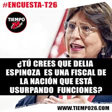 ⚫🔴𝐄𝐍𝐂𝐔𝐄𝐒𝐓𝐀 𝐍𝐀𝐂𝐈𝐎𝐍𝐀𝐋 ▶️¿𝐔𝐬𝐭𝐞𝐝 𝐜𝐫𝐞𝐞 𝐪𝐮𝐞 𝐥𝐚  𝐞𝐱𝐅𝐢𝐬𝐜𝐚𝐥 𝐝𝐞 𝐥𝐚 𝐍𝐚𝐜𝐢𝐨́𝐧, 𝐃𝐞𝐥𝐢𝐚 𝐄𝐬𝐩𝐢𝐧𝐨𝐳𝐚,  𝐞𝐬𝐭𝐚́ 𝐮𝐬𝐮𝐫𝐩𝐚𝐧𝐝𝐨 𝐟𝐮𝐧𝐜𝐢𝐨𝐧𝐞𝐬 𝐲 𝐝𝐞𝐛𝐞𝐫𝐢́𝐚 𝐝𝐞  𝐞𝐧𝐭𝐫𝐞𝐠𝐚𝐫 ...