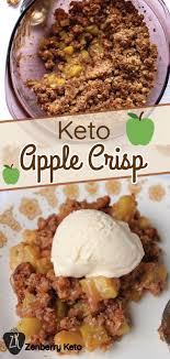 Keto Green Apple Crisp Zenberry Keto Keto Recipes Easy Recipes Low Carb Keto