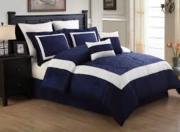 Amazon Com 8 Piece Queen Luke Navy And White Embroidered Comforter Set Navy Bedding Bedroom Comforter Sets Blue Bedding Sets Nautical Bedding Sets