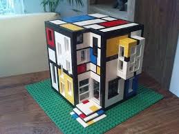 Lego Modern House Lego Architecture Mondrian Lego Art