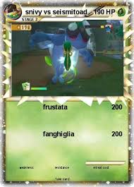 It evolves into servine starting at level 17, which evolves into serperior starting at level 36. Pokemon Snivy Vs Seismitoad