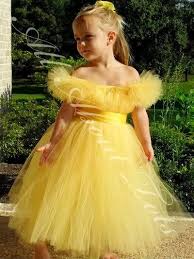 Custom Belle Tutu Dress Listing For Ely Yellow Flower Girl Dresses Tutu Dress Costumes Wedding Dresses For Girls