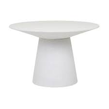 Attach a scrap piece of plywood to the centre hole. Livorno Round Concrete Patio Dining Table White Clu Living