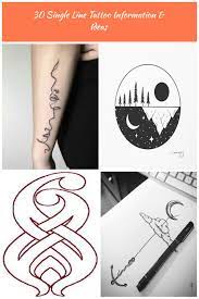 30 Single Line Tattoo Inspiration Ideas Brighter Craft Tattoo Crafts 30 Single Line Tattoo Information Single Line Tattoo Line Tattoos Tattoo Inspiration