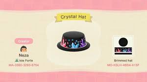 Crystal Hat By Neza In 2020 Animal Crossing Animal Crossing Qr Big Animals