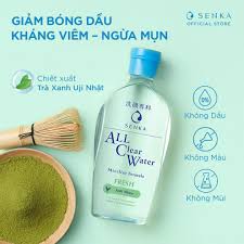Nước Tẩy Trang Senka All Clear Water - 100% hoàn hảo cho da dầu mụn và da  nhạy cảm