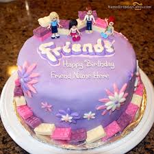 Happy Birthday Cake Images For Best Friend With Name Write Name On Friendship Birthday Cake For Friends Happy Birthday Wishes Friends Birthday Cake Happy Birthday Cakes Lego Birthday Cake
