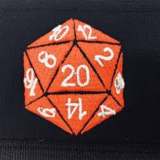 Sewing scissors, a water soluble marking pen and an embroidery needle. D20 Convention Badge Holder By Norse Foundry Norse Foundry