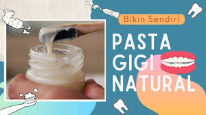 Cara Membuat Pasta Gigi Natural Youtube