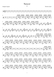 Imagine dragon is my favorite pop brand and i love to hear their songs. Natural Imagine Dragons Sheet Music For Drum Group Solo Musescore Com