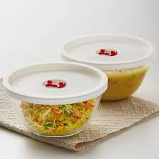Maybe you would like to learn more about one of these? Buy Borosil Glass Mixing Serving Bowls With Lids Oven Microwave Safe Bowl Set Of 2 900 Ml 900 Ml Borosilicate Glass Clear Online At Low Prices In India Amazon In