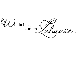 Die derzeitige adresse, an der man normalerweise zu erreichen ist. Wandtattoo Du Bist Mein Zuhause Wandtattoos De