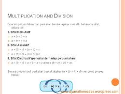 Pada dasarnya konsep turunan sering sekali kita pakai. Operasi Hitung Aljabar Bentuk Rasional Www Ajwmathematics Wordpress