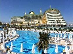 The least expensive month is april, with an average of £44 per night. Concorde De Luxe Resort Turkije Antalya Luxe Hotels