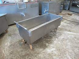 Freistehende badewanne in verschiedenen größen und ausführungen z.b. Edelstahlwagen Badewanne 2 St Gebraucht Kaufen Auction Premium Netbid Industrie Auktionen