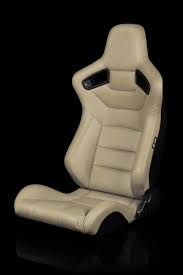 Universal racing black seat cushion by nrg innovations®. Elite Series Racing Seats Tan Black Braum