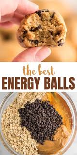 The Best Easy No Bake Energy Balls Recipe Only 6 Ingredients In 2020 Healthy Snack Choices Energy Bites Recipes Healthy Snacks Recipes