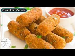 Crispy Poha Aloo Cutlets That Can Be Stored Up To 15 Days The Terrace Kitchen Youtube In 2020 Cutlets Crispy Snacks