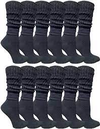 4.2 out of 5 stars. Yacht Smith Women S Slouch Socks Size 9 11 Solid Black Color Boot Socks At Yachtandsmith Com Yachtandsmith Com
