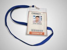 Multipurpose Retro Id Badge Id Card Template Card Templates Free Employees Card