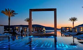 Puro Beach In Tivat Montenegro Infinity Pool Stairs Leading Into The Adriatic Sea 30 Euros For The Day Amazing Swimming Pools Cool Swimming Pools Pool