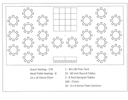 40 X 80 Pole Tent Seating Arrangements Canton Canopy