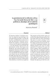 Acordes, letra y tablatura de la canción la guadalupana de música católica. La Persistencia De La Reflexion Critica Fray Servando Teresa De Mier Y Sus Polemicos Abordajes De La Tradicion Guadalupana