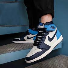 Air Jordan 1 High Og Obsidian University Blue 555088 140 Sail Obsidian University Blue Basketball Shoes In 2020 Jordans Sneakers Outfit Blue Basketball Shoes Nike Air Jordan Shoes