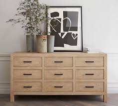 Linwood 9 Drawer Wide Dresser Potterybarn In 2020 Extra Wide Dresser Wide Dresser Furniture Stores Nyc