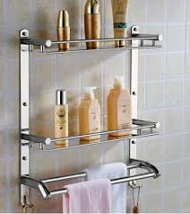 The towel rack is constructed from iron for usage for years to come. Frap Multi Use Rack Stainless Steel Bathroom Shelf Kitchen Shelf Bathroom Shelf And Rack Bathroom Accessories Stainless Steel Wall Shelf Price In India Buy Frap Multi Use Rack Stainless Steel Bathroom Shelf Kitchen Shelf Bathroom Shelf