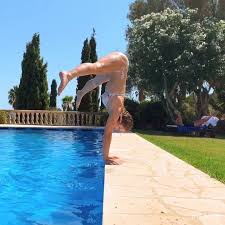 Viola Brand On Instagram How Do You Get Out Of The Pool Name This Trick Mallorca Spain Spanien Malle Malle Pool Instagram Getting Out