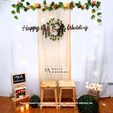 Maybe you would like to learn more about one of these? Dekorasi Backdrop Lamaran Nikahan Aqiqah Khitan Background Bekdrop Tunangan Akad Nikah Paket Mulia D Lazada Indonesia