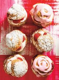 Raspberry Cream Puffs Ricardo Recipe Fruit Dessert Recipes Cream Puffs Raspberry Cream Puff