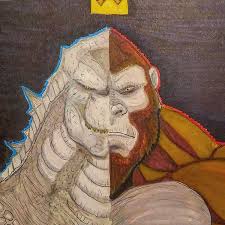 J T Tren Instagram Kong Is Not The Only King Trying Out My New Copic Markers For This Godzilla Vs Kong Drawing And Reall Godzilla Godzilla Vs Drawings Move down and draw the torso and pelvis. kong is not the only king