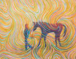 Just Us Horse Energy Painting A Girl And Her Horse Print Energy Art Emotional Painting Art