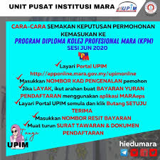 Sebelum mengisi permohonan anda, sila rujuk dulu syarat kelayakan yang diperlukan untuk kemasukan kolej profesional mara bagi mengikuti program yang. 6 Langkah Mudah Proses Bayaran Kolej Profesional Mara Bandar Penawar Facebook