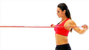 Shoulder Exercises Reverse Fly With Band Youtube