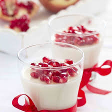 Panna Cotta A La Coco Et A La Grenade Recette Mousse Chocolat Blanc Panna Cotta Recette
