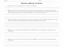Theme Worksheet Middle School Context Clues 1 Worksheets Grade Mood Middle In 2020 Kindergarten Phonics Worksheets High School Literature Kindergarten Literacy Lessons