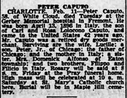 Wood Dale History: Peter Caputo Family