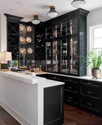 If you were looking to use chalk. High Gloss Lacquered Cabinet Finishes In A Luxurious Home Bar And Butlers Pantry Transitional Home Bar Austin By Paper Moon Painting Houzz