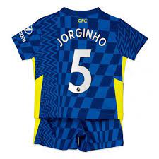 Check spelling or type a new query. Chelsea Matchtrojor Jorginho 5 Barn Hemma Fotbollstroja 2021 22 Kortarmad Billiga Fotbollstrojor Fotbollsklader Barn Med Tryck