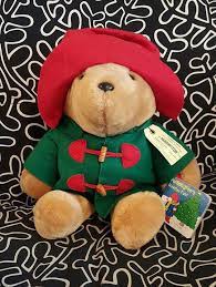 Paddington Bear Collectible Sears 16 Stuffed Plush Green Etsy Bear Collectibles Paddington Bear Paddington