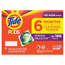Do not eat. what should tide pods be used for? Tide Pods He Laundry Detergent Pods Spring Meadow 42 Count 4 Pack
