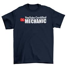 YOUTUBE CERTIFIED MECHANIC T-shirt