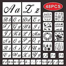 The basic requirement of all these topics is to know about the alphabets and their numbers. Letter Stencils For Painting On Wood Baphile Alphabet Numbers And Signs Stencils With Calligraphy Fon Letter Stencils Sign Stencils Upper And Lowercase Letters