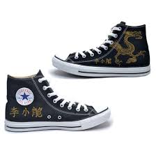 X-এ Bruce Lee The Dragon: "Bruce Lee Little Dragon Kicks are Here! A  @BruceLee Family Store Exclusive! Limited edition Converse Chuck Taylor's &  Vans featuring A Dragon design created by #BruceLee. The
